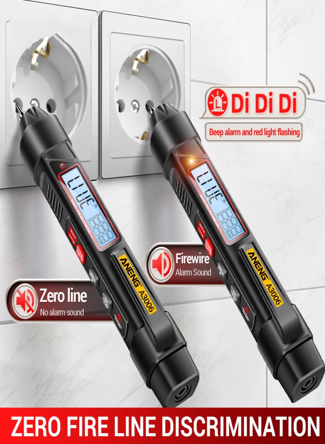 ANENG A3006 Pen Type Digital Multimeter 4000 Count AC/DC Voltage Tester Zero Fire Line Detector Resistance Capacitance and Diode Testing Electric Tools - Image 5