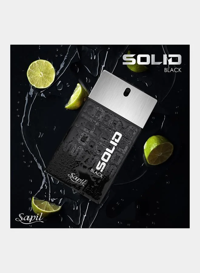 sapil Solid Black Edt, 100 ml
