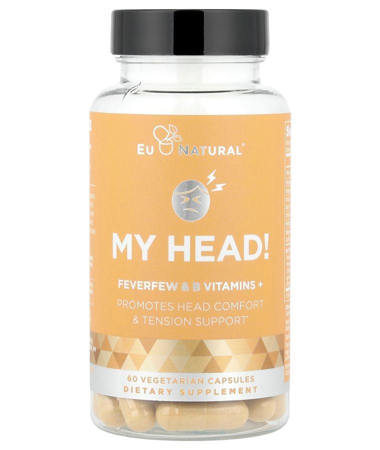 My Head! Feverfew & B Vitamins + 60 Vegetarian Capsules