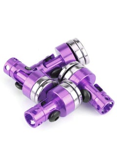 Dilwe 4Pcs Body Post Mount Aluminum Magnetic Invisible Body Post Mount For Scx10 4Wd 1:10 Rc Car(Purple)  - Image 3
