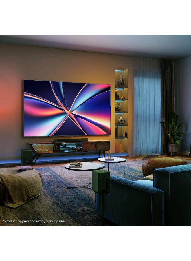 هايسنس تلفاز ذكي QLED 55 بوصة 4K UHD بتقنية النقاط الكمومية، Dolby Vision Atmos، مع مضخم صوت مدمج، 60 هرتز، موديل 2025، ضمان لمدة سنتين - Image 3