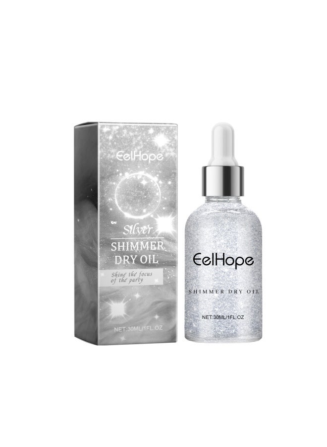 Eelhope Party Body Glitter Oil Body Skin Clavicle Moisturizing Party Ball Glitter Glitter Glitter - Image 1