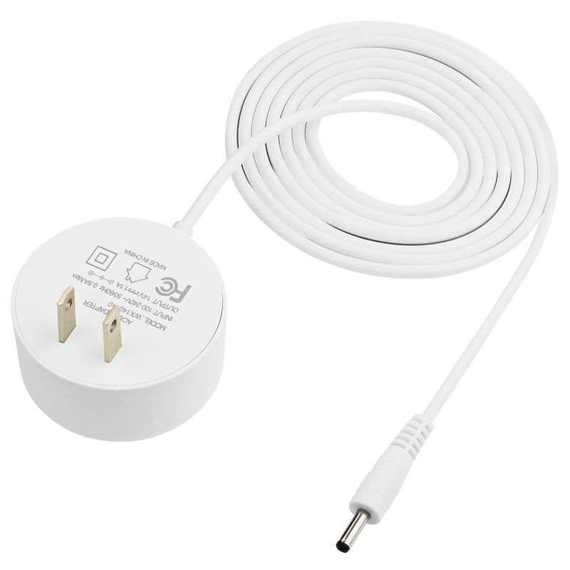 Vebner محول طاقة Vebner بطول 6 أقدام متوافق مع Google Nest Mini وNest Hub وNest WiFi Router ونقطة WiFi من Nest كابل طاقة (طويل) - Image 2