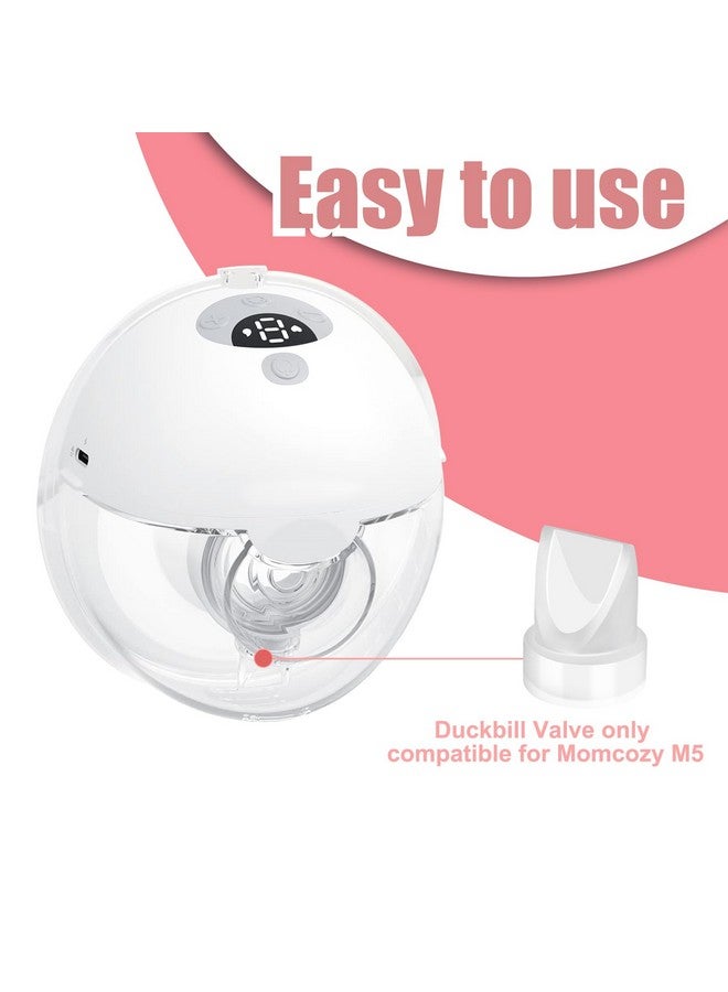 Juome Duckbill Valves Compatible with Momcozy M5 Wearable Breast Pump, Replacement Pump Parts Accessories Compatible for Momcozy M5, 2Pcs - Image 5