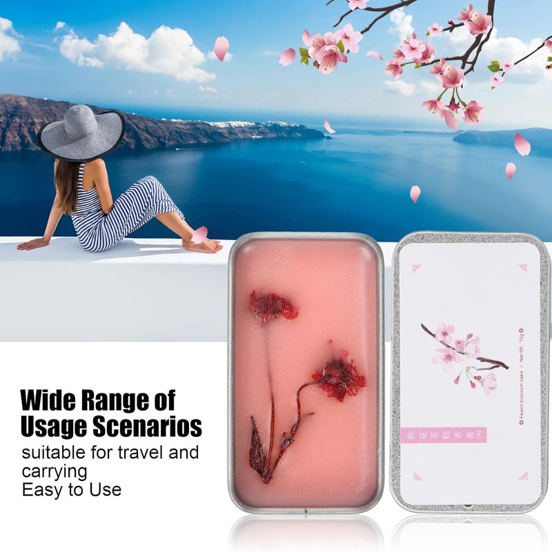 klarako Solid Perfume 15g Safe Elegant Portable Natural Cream of Peach Blossom White Tea Solid Balm Popular Pocket Balm for Women - Image 2