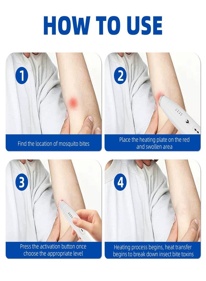 Berrcom Insect Sting and Bite Relief, Chemical-Free Treatment of Insect Bites for Symptom Relief from Itching and Swelling, Rechargeable Bug Bite Healer for Mosquito Bites - Image 5