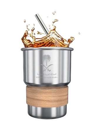 500ml 304 Stainless Steel Coffee Mug – Saudi Logo Design, Portable Travel Mug for Hot and Cold Drinks, Includes Straw and Leakproof Heat-Resistant Lid – Ideal for Home, Office & Outdoor Use (Silver) - pzsku/Z46909F219F3497E2BAFFZ/45/1744020056/7c66eb59-15af-4ffb-a246-49bfd8a1ce3e