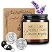 Coume Coume 3 Pcs Divorce Lavender Scented Candle Gifts for Women Funny Candles Pocket Hug Token and PU Leather Keychain  - Image 2