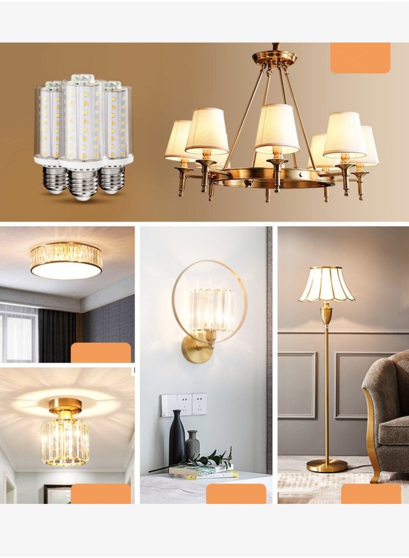 Vmax 2 Pieces 8W Smart LED Corn Bulb E27 – 900LM High Brightness, WiFi App & Remote Control, Dimmable CCT (2700K-6500K), 360° Beam Angle, Smart IC Constant Current Retrofit Lamp - Image 3