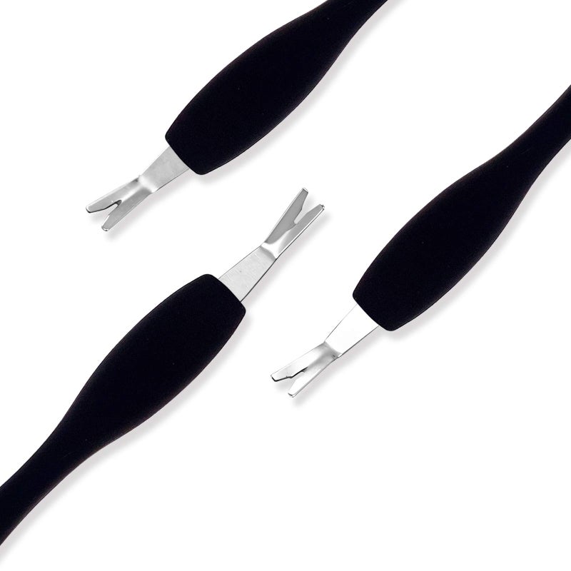 IVON 3 Pack Cuticle Trimmer Pusher Remover, Rubber Tip Gentle on Nail Bed - Image 4