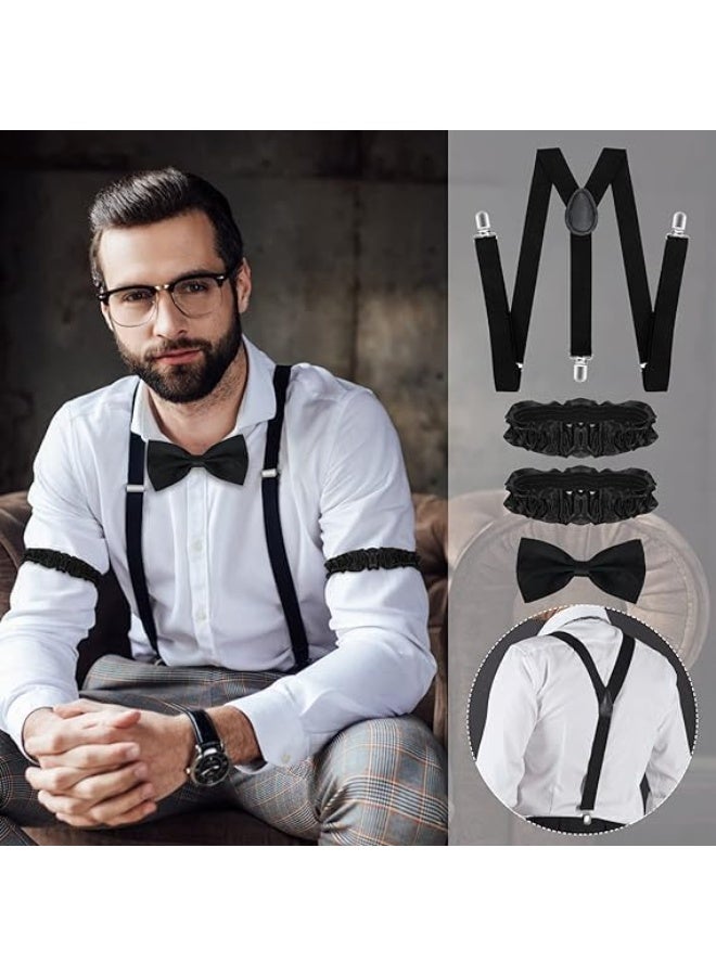 Gatsby Accessories for Men - Roaring 20s Retro Costume, 1920s Gangster Accessories - Image 5