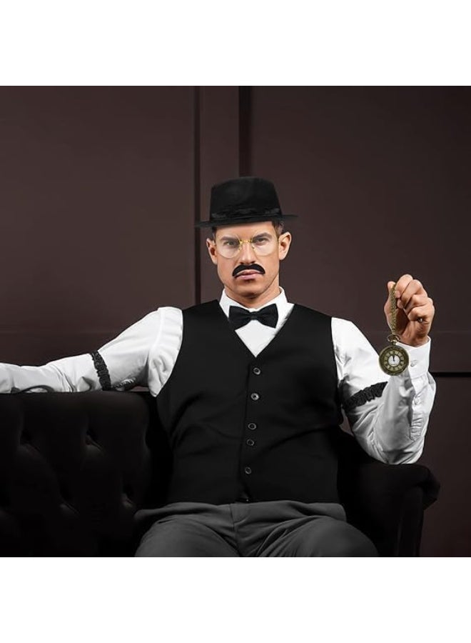 Gatsby Accessories for Men - Roaring 20s Retro Costume, 1920s Gangster Accessories - Image 3