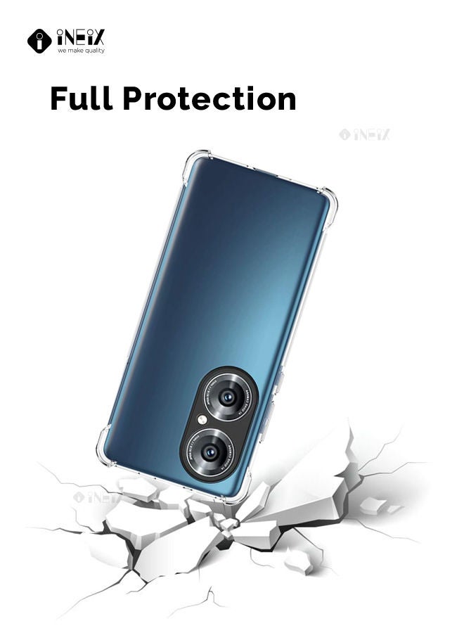 INEIX Shockproof Ultra Clear Silicone Case Cover For Huawei P50 Pro Clear - Image 4