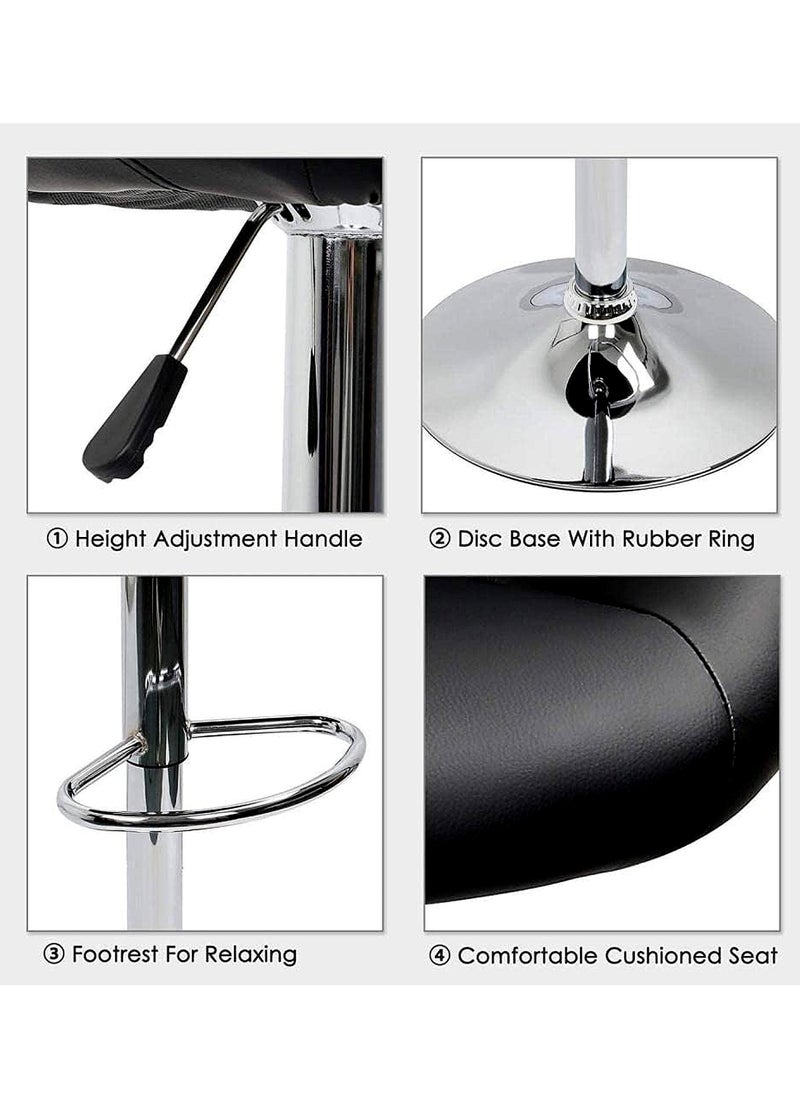 Bar Stool Modern Adjustable Counter Height Barstool