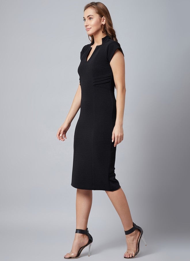 Athena فستان ضيق أسود للنساء - Image 3