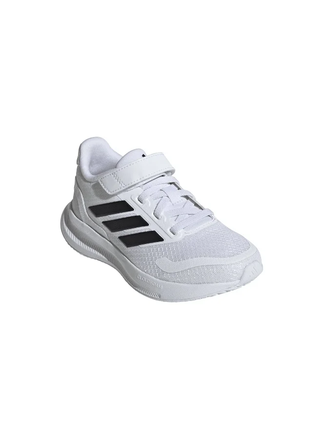 adidas أديداس ران فالكون 5 إل سي يو للأطفال - حذاء جري أبيض