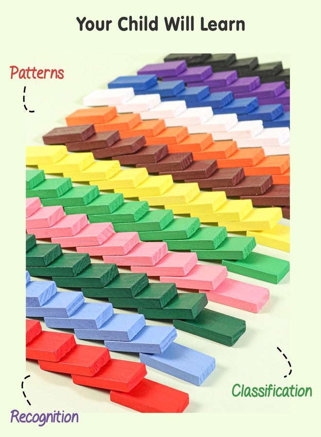 FIRSTCRY INTELLISKILLS Intelliskills Premium 120 Pcs Wooden Domino Block Set for kids,Dominos Game for Boys&Girls,Educational&Learning Activity Play Toy for 3+ Years Kids,Skill Development & Colour Recognition,Birthday Gift - Image 4