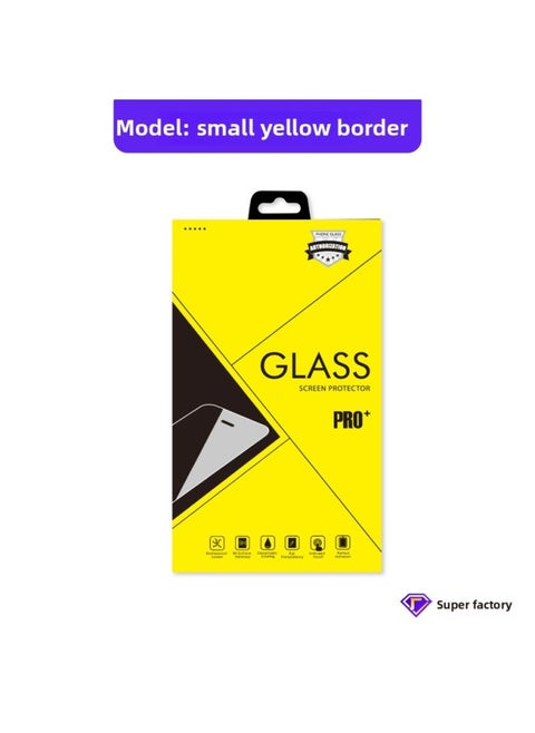 Silver Black Mountaineering Buckle For Airpods Mobile Phone Case Packaging Bag For Apple 3 Generation Pearlescent Bag Paper Packaging-Color:Ordinary Tempered Film Packaging