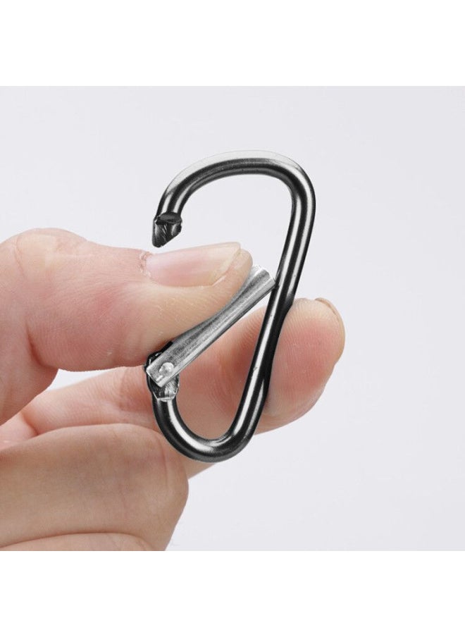 Generic - Silver Black Mountaineering Buckle For Airpods Mobile Phone Case Packaging Bag For Apple 3 Generation Pearlescent Bag Paper Packaging-Color:Ordinary Tempered Film Packaging - Image 1