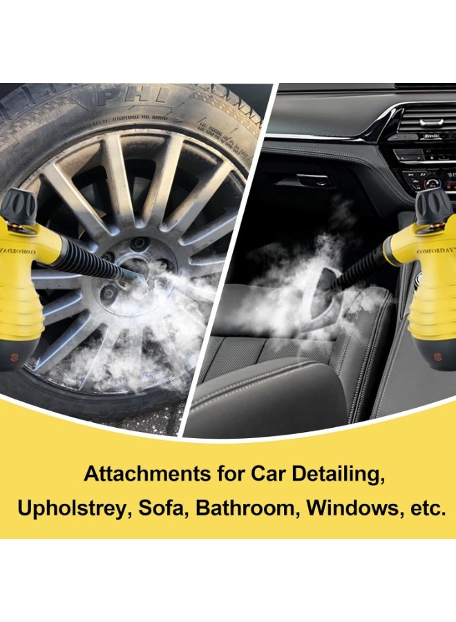 Raxoom Comforday Multi-Purpose Handheld Perfect for Stain Removal, Curtains, Car Seats, Floor, Window Cleaning (Yellow) - Image 3