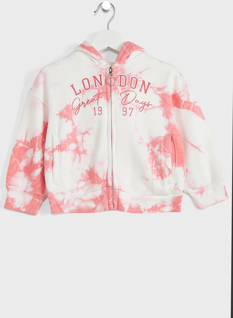 MINOTI Kids Tie Dye Tracksuit