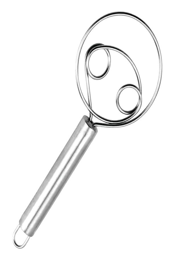 QUEBERS Atta Kneader Dough Maker with Stainless Steel Food Processor Roti Atta Blender Beater Manual Flour Mixer for Egg, Bread, Cake, Pastry, Pizza Dough - Image 1