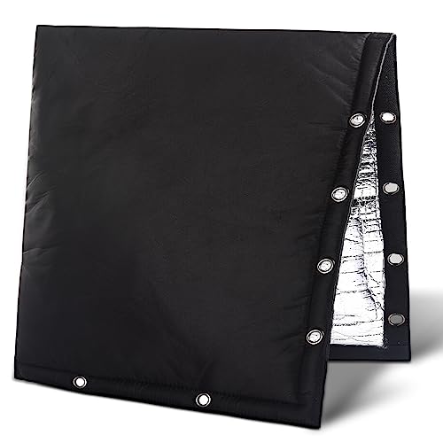Safoner Outdoor Backflow Preventer Cover- 30''W x 24''H, Winter Freeze & Weatherproof Protection for Irrigation Pipes & Sprinkler Valves- Black - Image 1