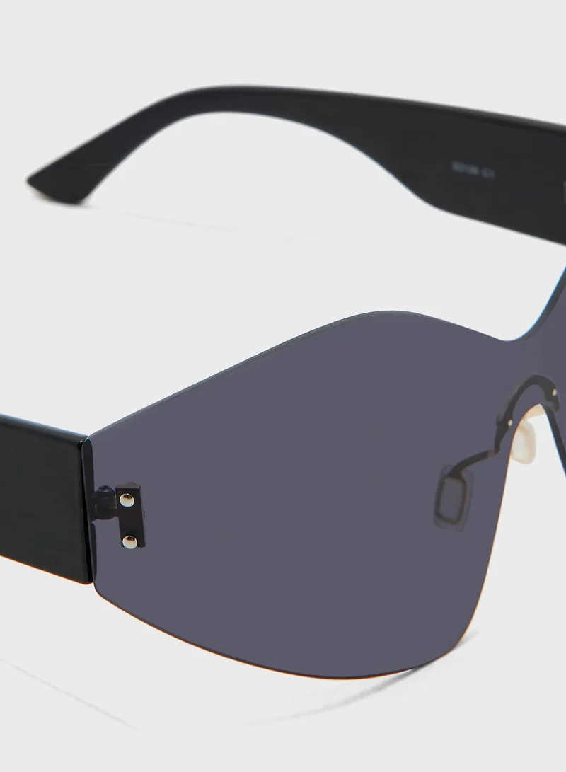ELLA Oversized Racer Sunglasses