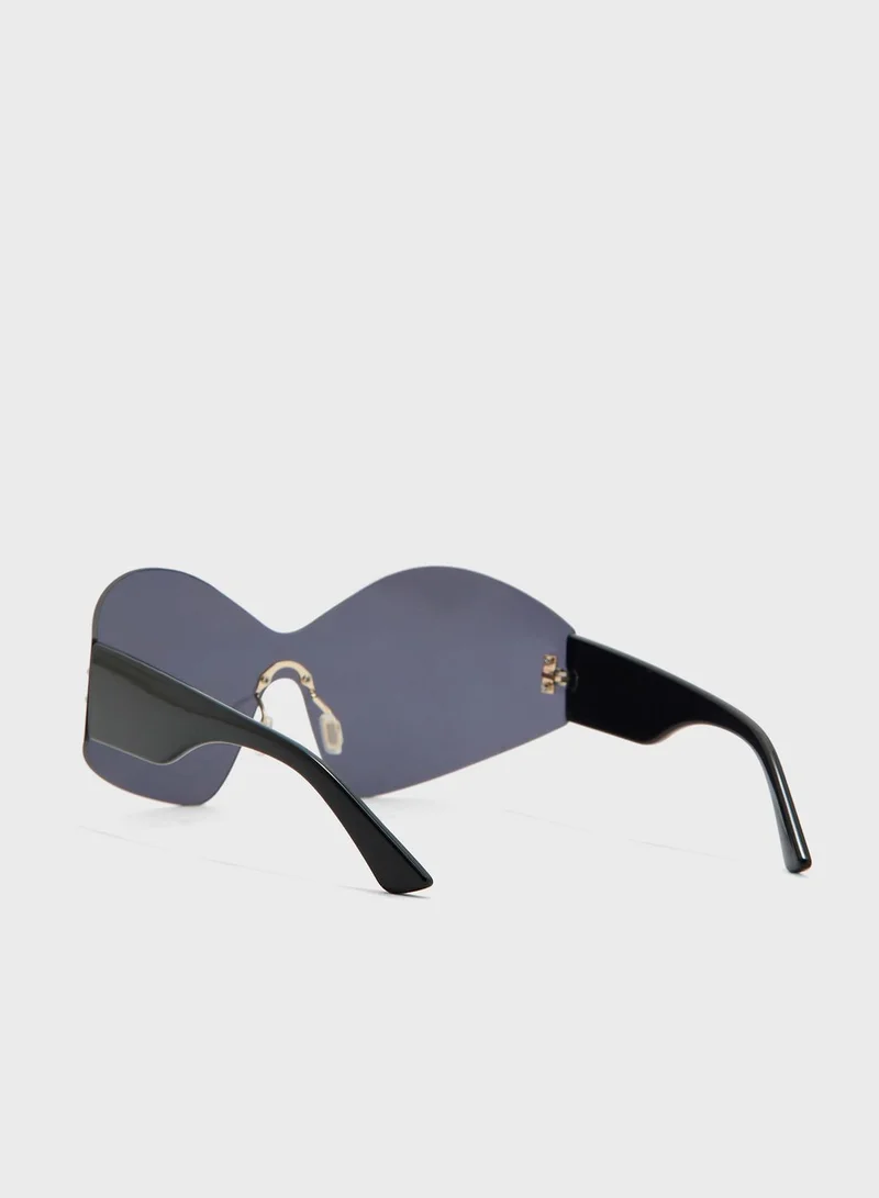 ELLA Oversized Racer Sunglasses
