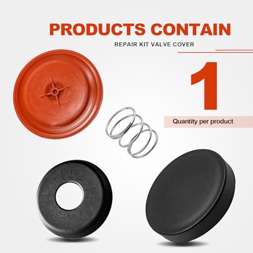 SYudwen PCV Valve Cover Repair Kit Valve Cap & Membrane, Compatible with BMVV F31 F34 G30 X3 F32 F20 F21 F22 F23 F30 F33 F36, Replace OE #11127645173 - Image 2