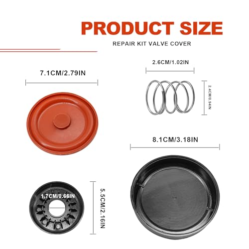 SYudwen PCV Valve Cover Repair Kit Valve Cap & Membrane, Compatible with BMVV F31 F34 G30 X3 F32 F20 F21 F22 F23 F30 F33 F36, Replace OE #11127645173 - Image 5
