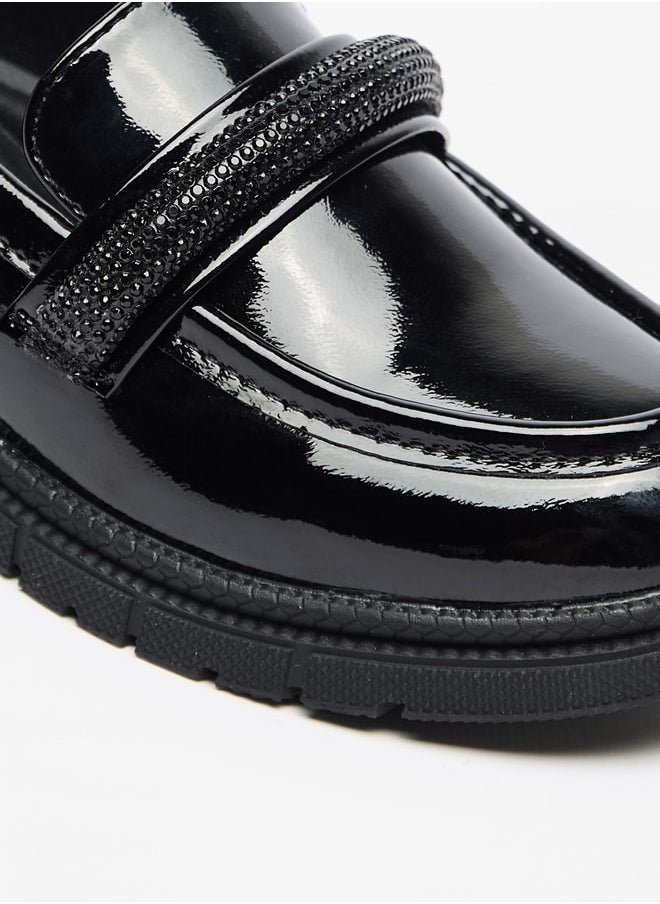 Celeste Girls' Solid Slip-On Shoes  - Image 5