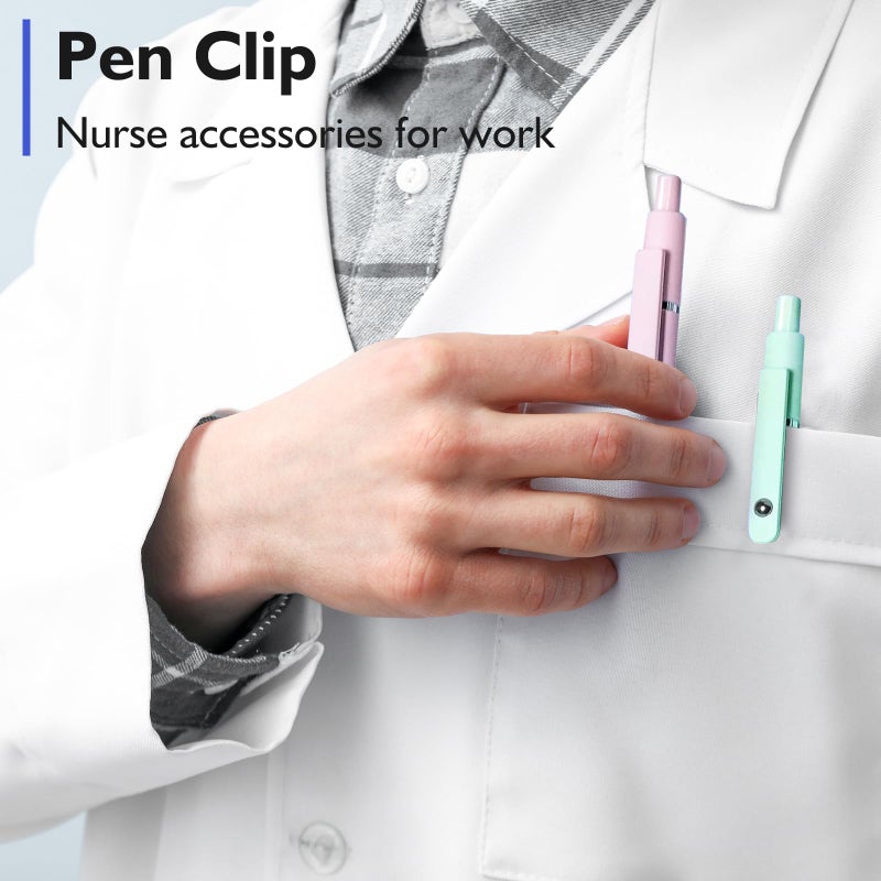 Vanhench 5Pcs Gel Pens, 0.5mm Black Ink Cute Pens for Journaling, Nurse Gifts Accessories for Work, Preppy Stuff & Aesthetic Trendy Stuff, Cool Teen Girl Gifts for 8 9 10 11 12 13 14 Year Old Girl - Image 3