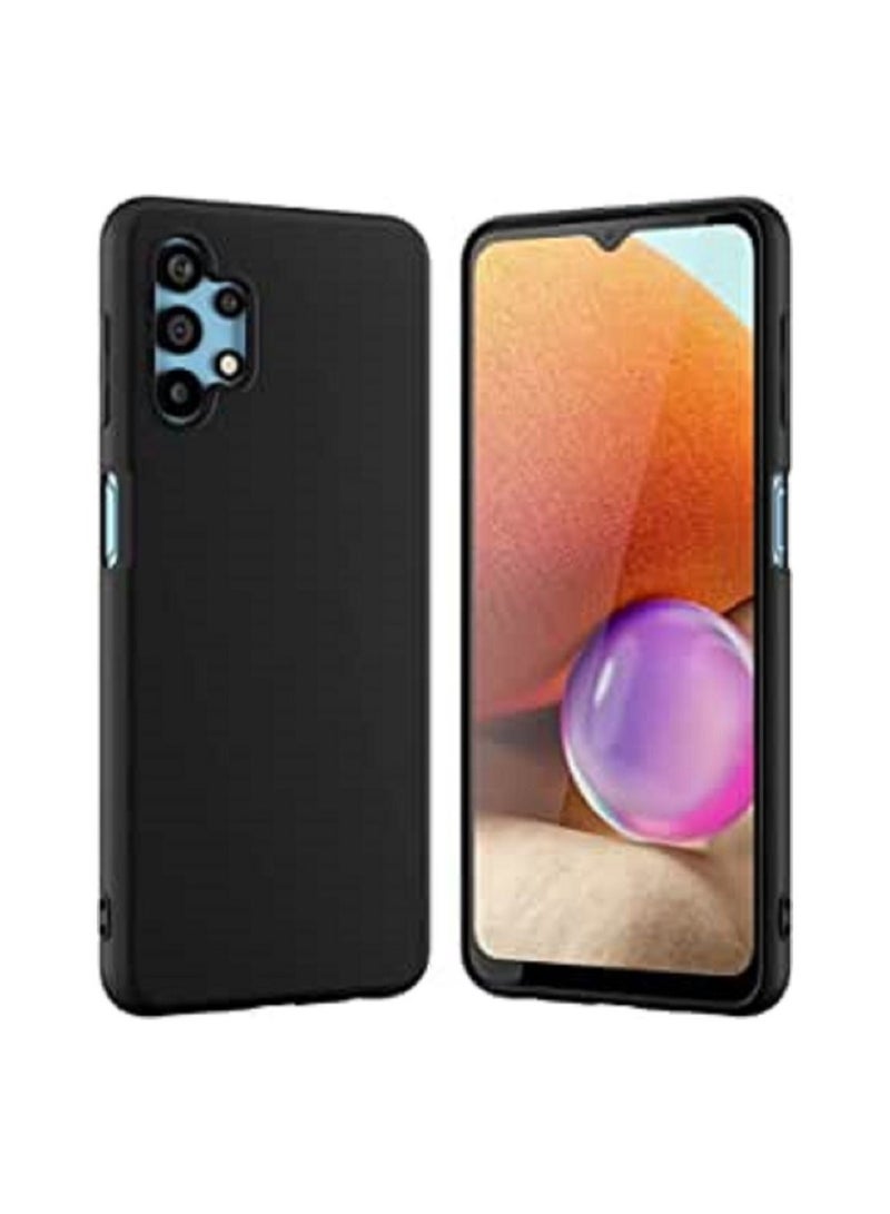 إيف حالة وقائية مضادة للسيليكون لسيليكون Galaxy A32 5G أسود - Image 1