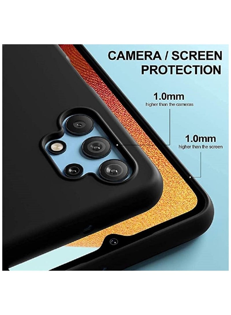 إيف حالة وقائية مضادة للسيليكون لسيليكون Galaxy A32 5G أسود - Image 2