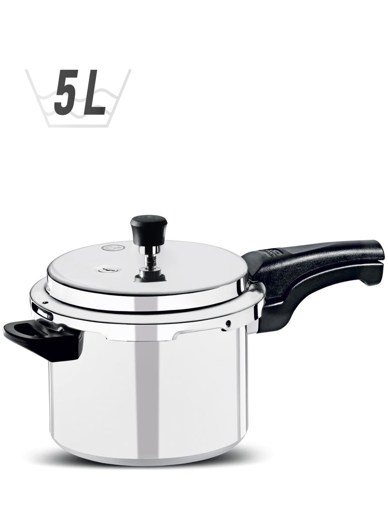 5 L INDIAN PRESSURE COOKER -INDUCTION BOTTOM