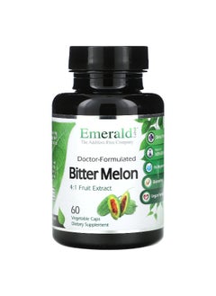 Emerald Laboratories Emerald Laboratories, Bitter Melon, 1,000 mg, 60 Vegetable Caps (500 mg per Capsule)  - Image 1