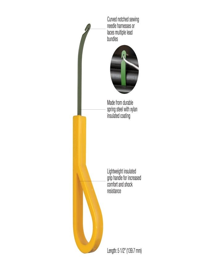 جونارد تولز إبرة ربط كابلات معزولة بزيلان، طراز JIC-3209 من جونارد تولز، بمقبض أصفر، بطول 5 1/2 بوصة - Image 3