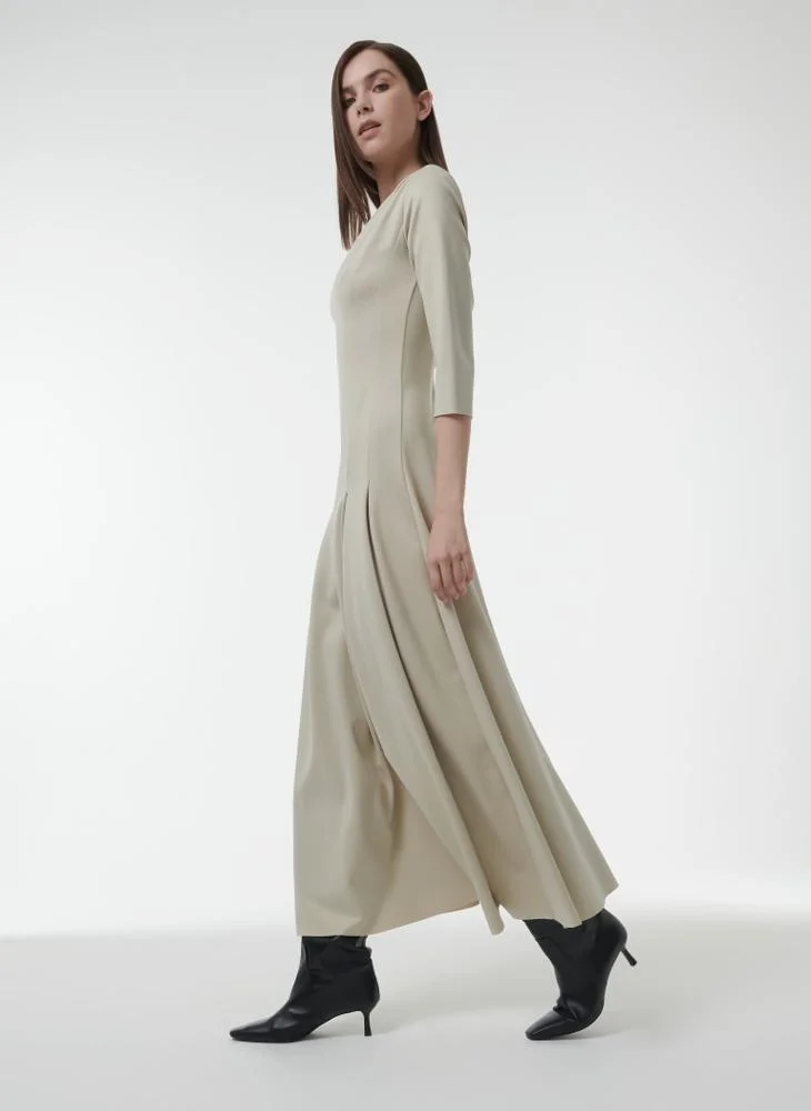 Leem Front Pleated Dress