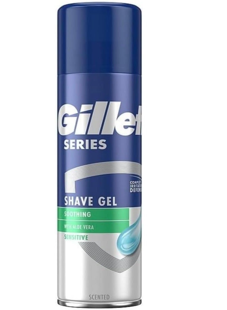 Gillette Gillette Series Shaving Gel with Aloe Sensitive Skin 200ml  - Image 2