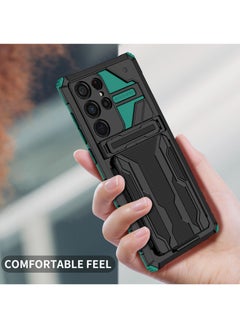 RICOONLINE Shockproof Protective Cases Cover Compatible for Samsung Galaxy S22Ultra Green  - Image 5
