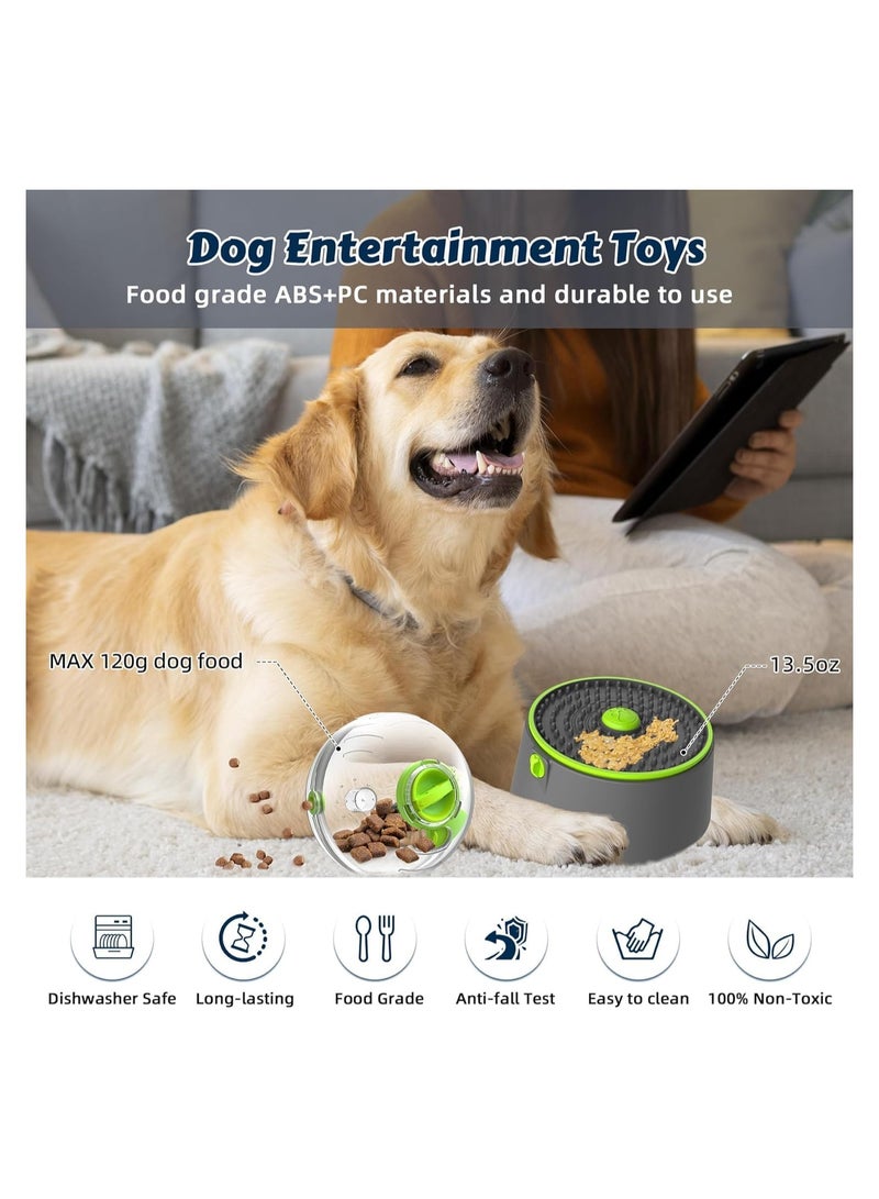 مغذي كلاب 3 في 1 بطيء، لعبة تفاعلية للكلاب، موزع طعام للكلاب، مغذي ألغاز دوار ومحمول، لعبة تغذية بطيئة قابلة للتعديل للكلاب لمكافحة الملل وتعزيز الذكاء. - Image 5