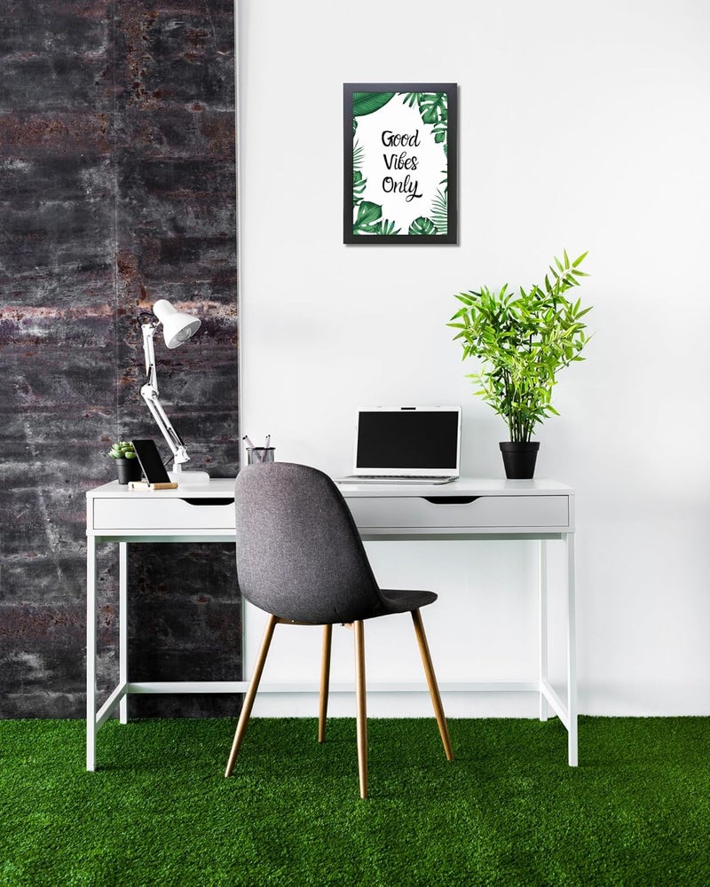 CRAFT QUEST Good Vibes Only Motivational Quote Wall Dcor Portrait Wall Display Black 10x14 Inch Poster Frame for Home Office and Study Room Frame with Poster UpbeatGlow - Image 4