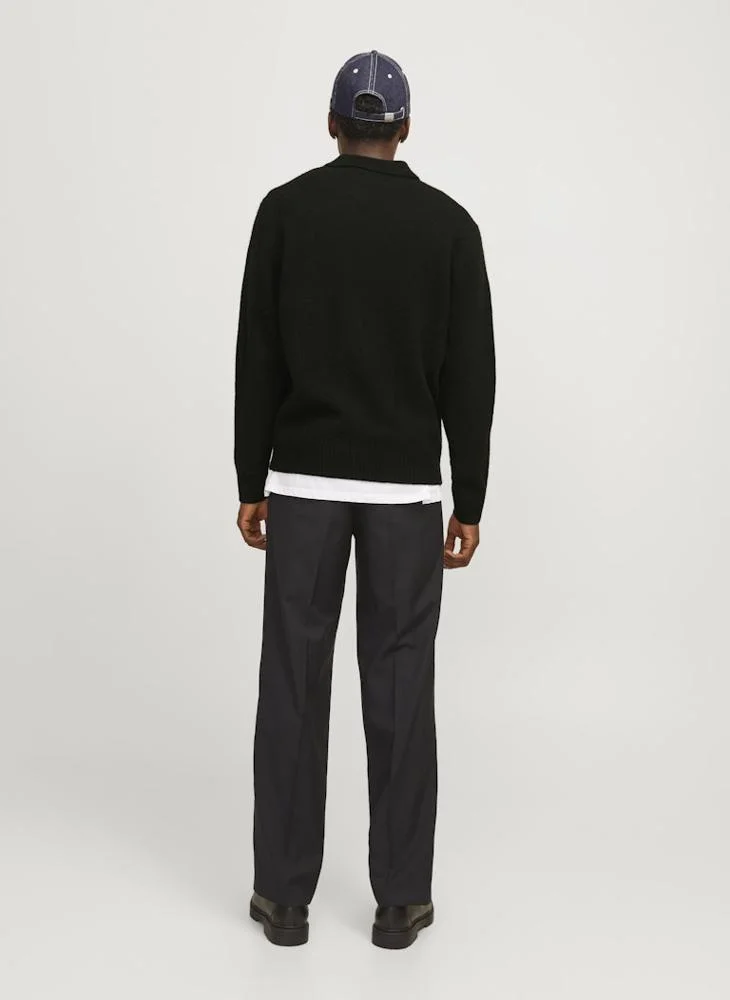 JACK & JONES Essential Polo Knitted Sweater