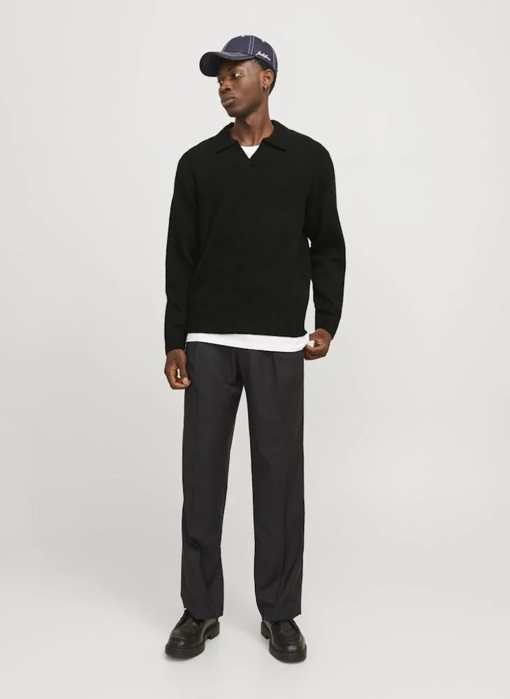 JACK & JONES Essential Polo Knitted Sweater