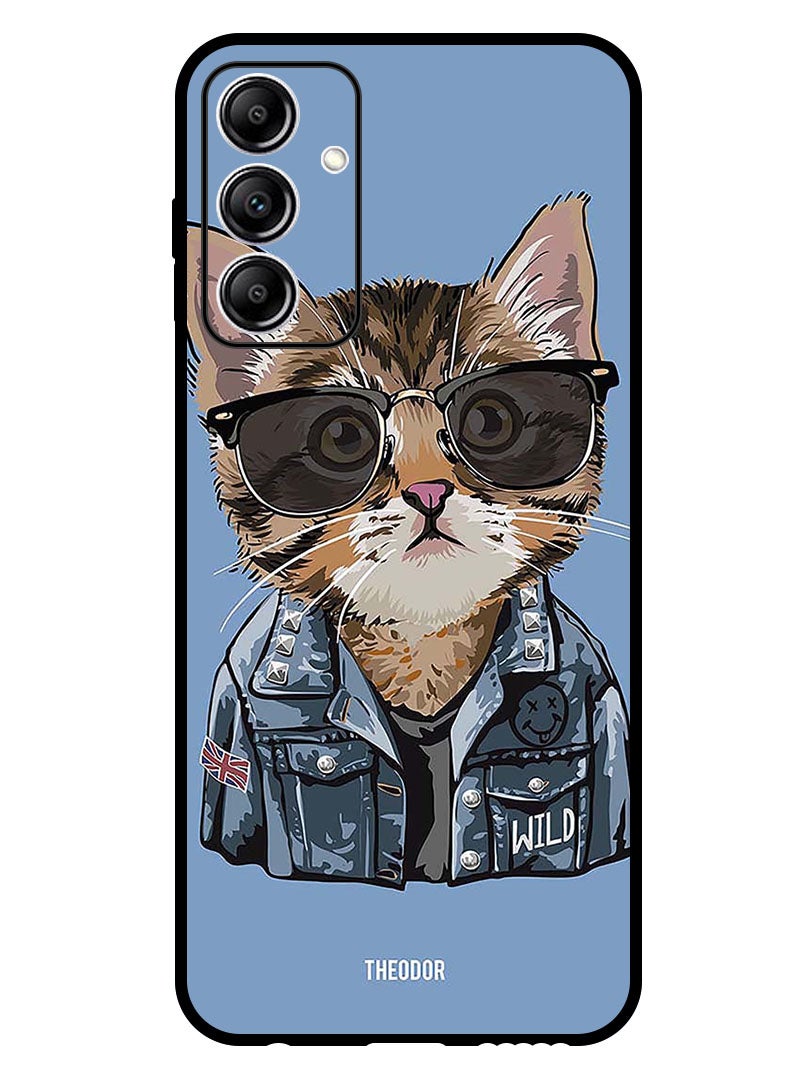 Theodor Protective Case Anti Scratch Shock Proof Bumper Cover For Samsung Galaxy A55 Swag Cat - Image 1