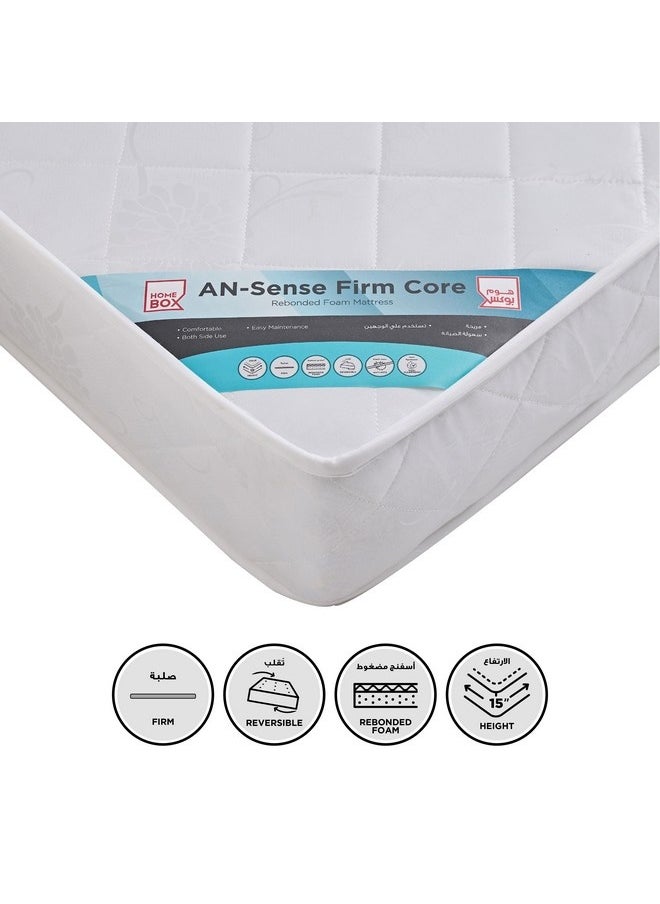 Home Box - AN-Sense Firm Core Rebonded Foam Single Mattress 200 x 15 x 90 cm - Image 1