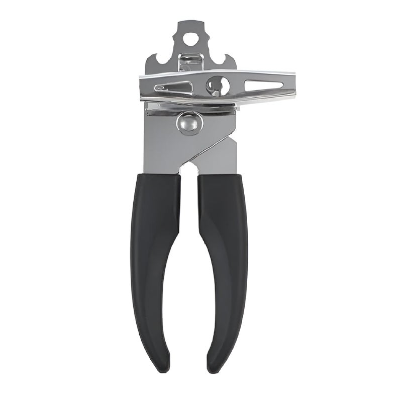 Dayalu Multipurpose Manual Can Opener and Bottle Opener | Tin Cutter with Smooth Edge Comfortable & Anti Slip Hand Grip - Black - Image 1