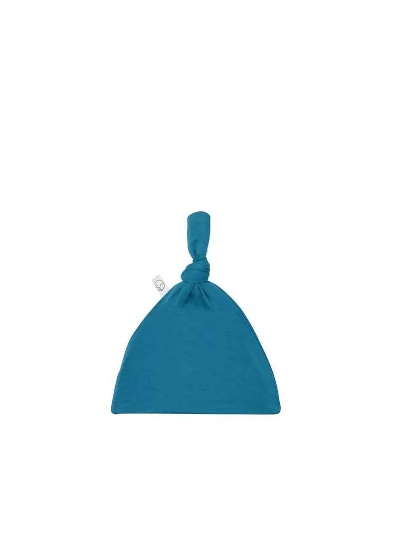 أنفي بيبي Organic Bamboo Knotted Beanie Hat Azure Blue 0 to 5  months