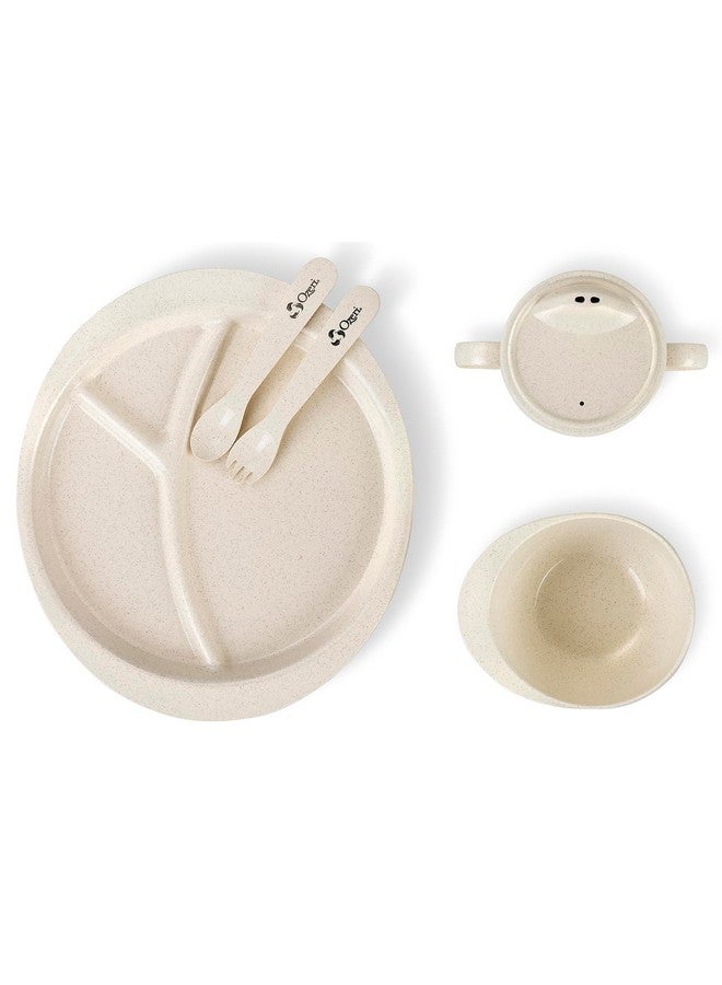 Ozeri Earth Dish Set For Kids, 100% Made from a Plant - Image 2